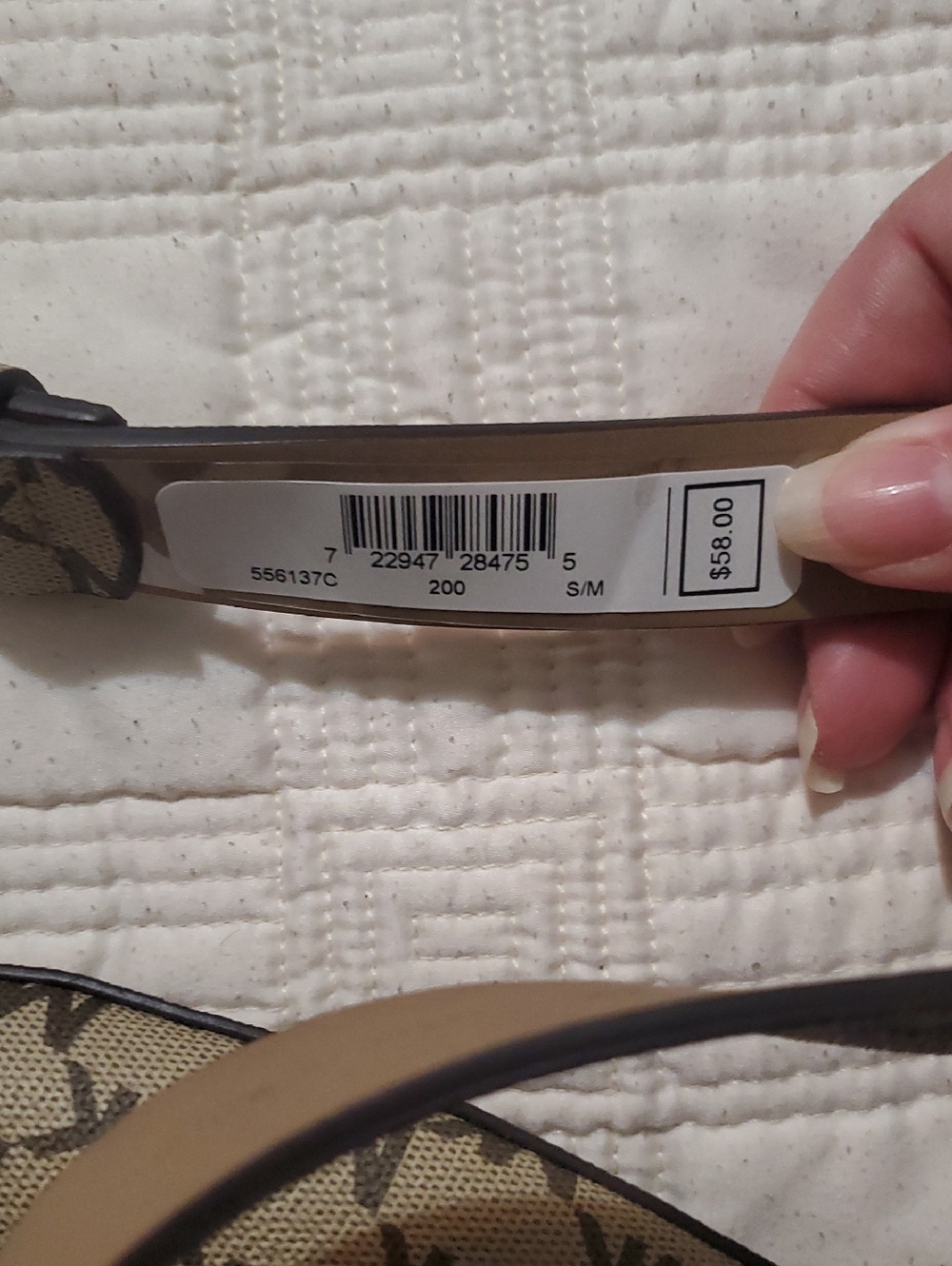 Michael Kors Brown Logo Belt Bag - Picture 2 of 2